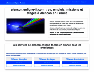 alencon.enligne-fr.com screenshot