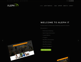 alephit.com.au screenshot