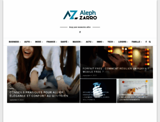 alephzarro.com screenshot