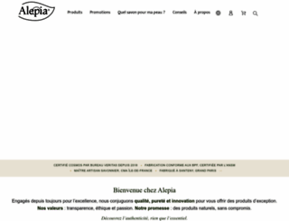 alepia.com screenshot