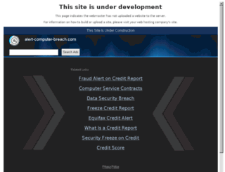 alert-computer-breach.com screenshot