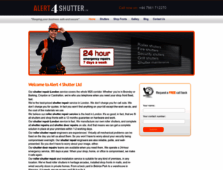 alert4shutter.co.uk screenshot