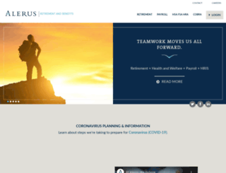 alerusretirementsolutions.com screenshot