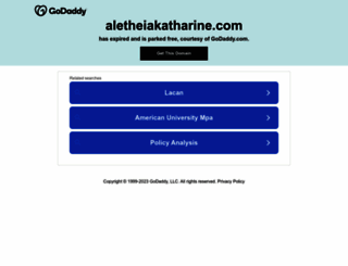 aletheiakatharine.com screenshot