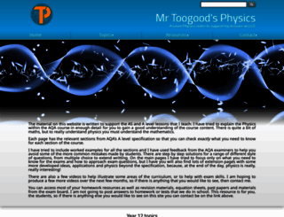 alevelphysicsnotes.com screenshot