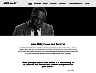 alex-haley.com screenshot