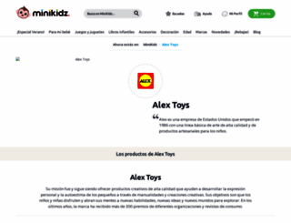 alex-toys.minikidz.es screenshot