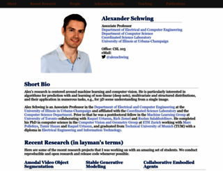 alexander-schwing.de screenshot