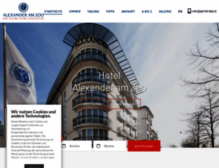 alexanderamzoo.de screenshot