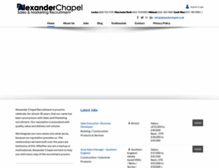 alexanderchapel.co.uk screenshot