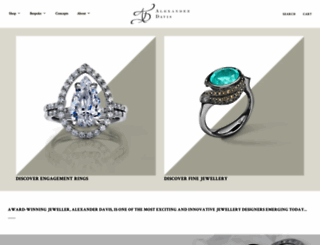 alexanderdavisjewellery.com screenshot