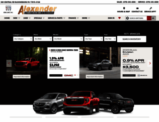 alexanderfamilybuickgmc.net screenshot