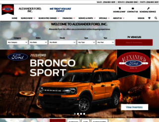 alexanderfordboaz.com screenshot