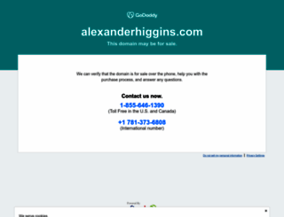alexanderhiggins.com screenshot