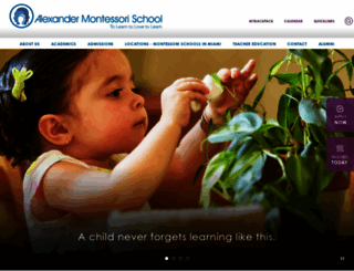 alexandermontessori.com screenshot