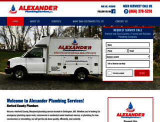 alexanderplumbing.net screenshot