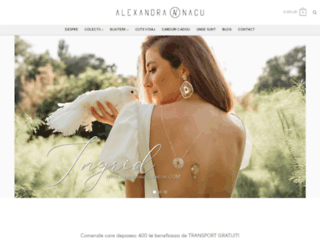 alexandranacujewelry.com screenshot