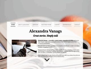 alexandrav.com.au screenshot