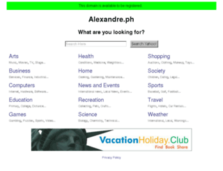 alexandre.ph screenshot