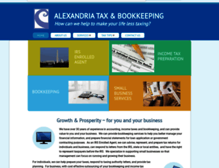 alexandria-tax-bookkeeping.com screenshot