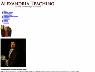 alexandria-teaching.com screenshot