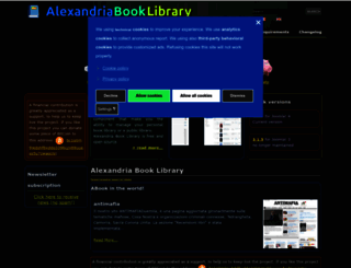 alexandriabooklibrary.org screenshot
