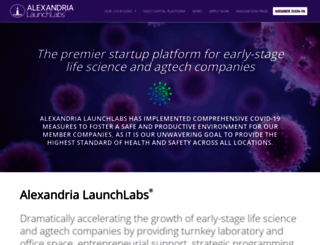 alexandrialaunchlabs.com screenshot
