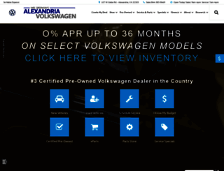 alexandriavw.com screenshot