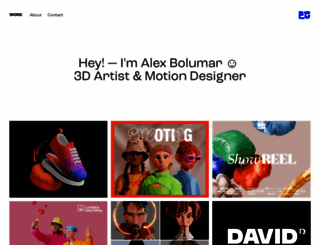 alexbolumar.com screenshot