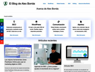 alexborras.com screenshot