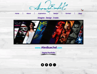 alexbuechel.com screenshot
