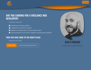 alexckrause.com screenshot