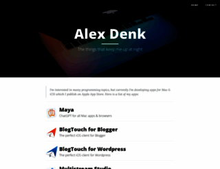 alexdenk.eu screenshot