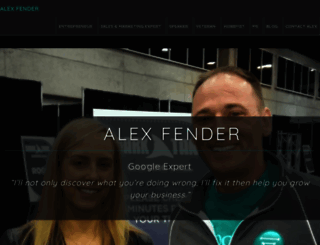 alexfender.com screenshot