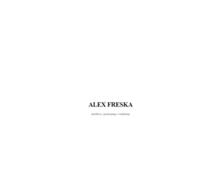 alexfreska.com screenshot