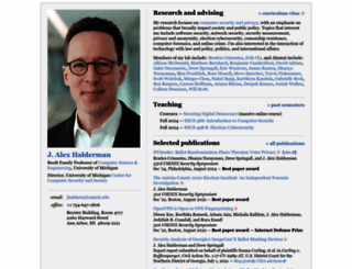alexhalderman.com screenshot