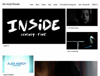 alexhardydirector.com screenshot