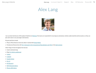 alexhunterlang.com screenshot