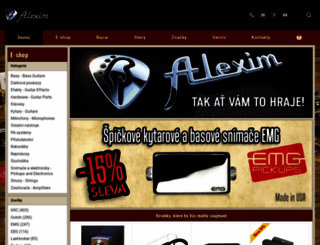 alexim.cz screenshot
