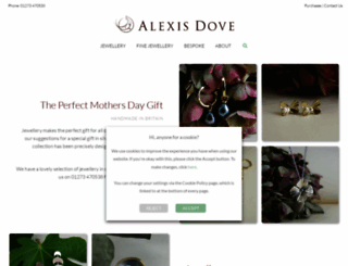 alexisdovejewellery.com screenshot