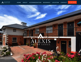 alexismotelaccommodation.co.nz screenshot