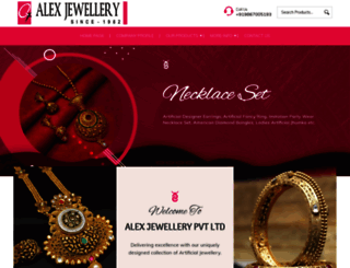 alexjewellery.net screenshot
