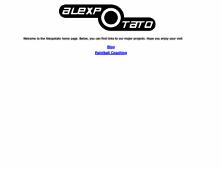 alexpotato.com screenshot