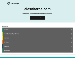 alexshares.com screenshot