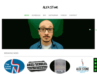alexstonecomedy.com screenshot