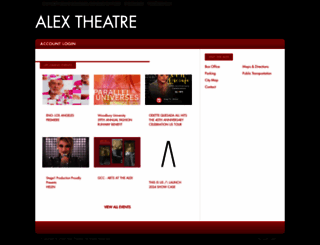 alextheatre.org screenshot