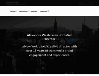 alexwesterman.com screenshot