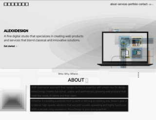 alexxdesign.com screenshot