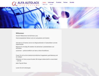 alfa-autolack-gmbh.de screenshot