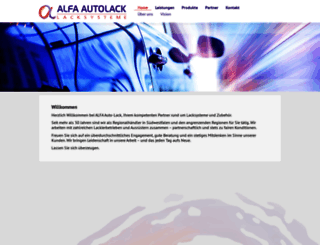 alfa-autolack.de screenshot